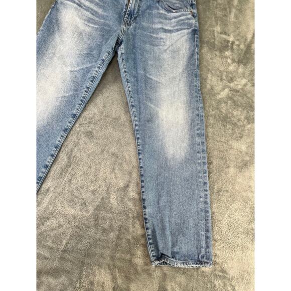 Men's AG Adriano Goldschmied Blue Denim Jeans 33x34 Medium Wash - Good Condition - Picture 9 of 12